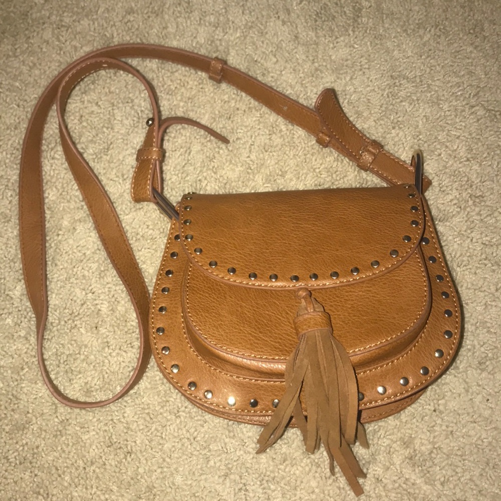 Forever 21 brown and gold purse